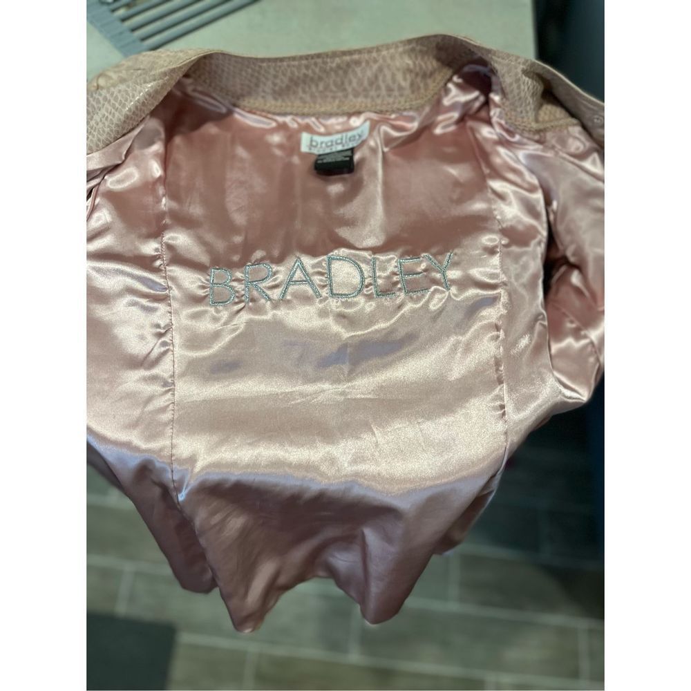 pink  Leather Jacket buttons. Bradley Bayou - Picture 13 of 16